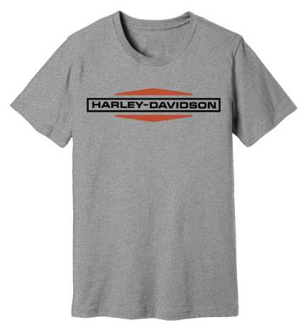 Harley-Davidson men´s T-Shirt  Stacked Logo Heather Grey 