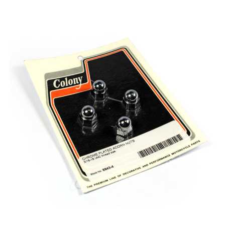 Colony Colony Acorn Nuts 5/16-18 UNC chrome  - 990410