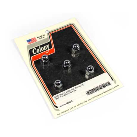 Colony Colony Acorn Nuts M6 chrome  - 990418