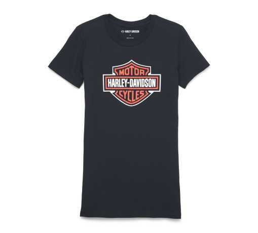 Harley-Davidson Damen T-Shirt Bar & Shield schwarz L