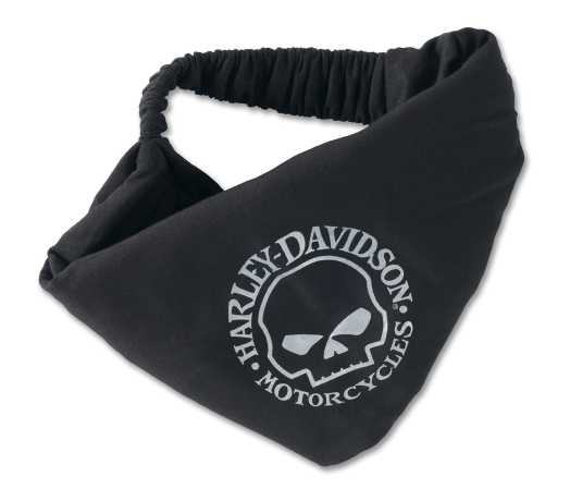 H-D Motorclothes Harley-Davidson Headwrap Metallic Willie G Skull black  - 99401-24VW