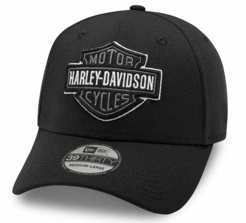 Harley-Davidson Baseball Cap Tonal Logo 39THIRTY schwarz 