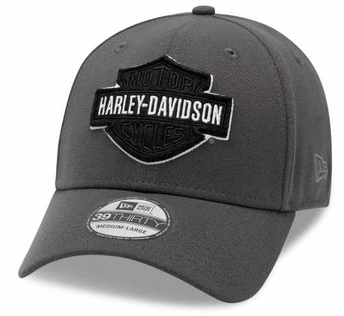 Harley-Davidson Baseball Cap Tonal Logo 39THIRTY® grey L