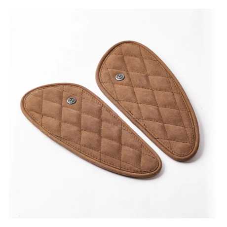 Trip Machine Company Trip Machine Diamond Leather Tank Pads Brown  - 995664