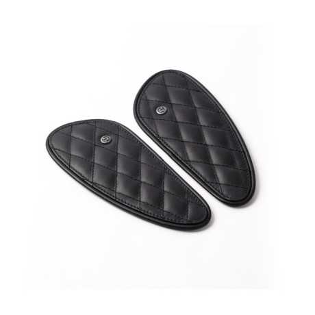 Trip Machine Company Trip Machine Diamond Mini Leather Tank Pads Black  - 995672