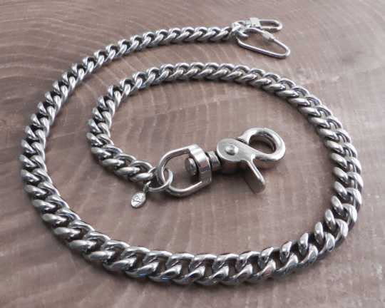 Amigaz Amigaz Wallet Chain 22" Smooth Leash 7mm Stainless Steel  - 996252