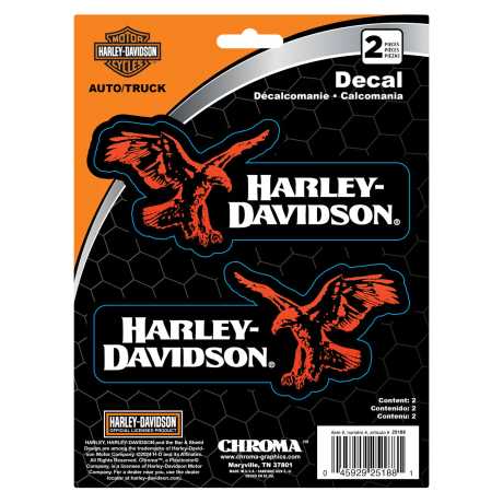 H-D Motorclothes Harley-Davidson Aufkleber Set Eagle links/rechts  - CG25188