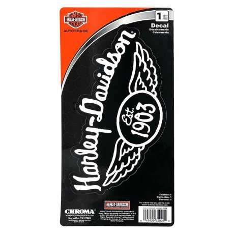 H-D Motorclothes Harley-Davidson Decal Chroma H-D Vintage 1903 with Wings  - CG32008