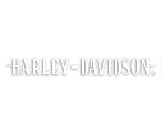 H-D Motorclothes Harley-Davidson Western Font Autoscheiben Aufkleber 91 x 11 cm weiß  - CG3760