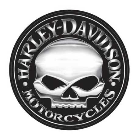 H-D Motorclothes Harley-Davidson Aufkleber Skull XXL silber  - CG4331