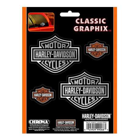 H-D Motorclothes Harley-Davidson Decal Set Bar & Shield  - CG99066