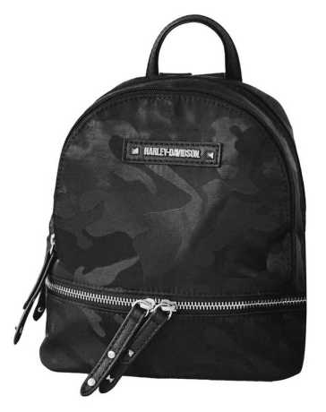 H-D Motorclothes Harley-Davidson women´s Backpack Silky Tonal Camouflage Black  - CN2125S-BLACK