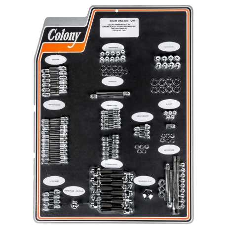 Colony Colony Show Bike Screw-Kit chrome  - 36-174