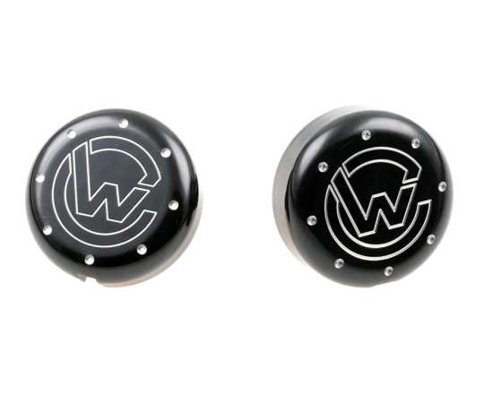 Cult-Werk Front Axle Cover with Logo, Black 