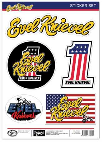 Evel Knievel Evel Knievel Aufkleber Set  - 941191