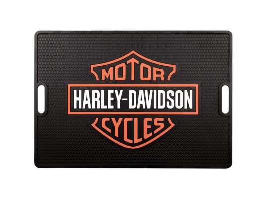 H-D Motorclothes Harley-Davidson Arbeitsmatte Bar & Shield Gummi schwarz  - PC4887