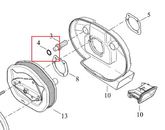 Harley-Davidson O-Ring Luftfilter Breather Bolt  - 11202