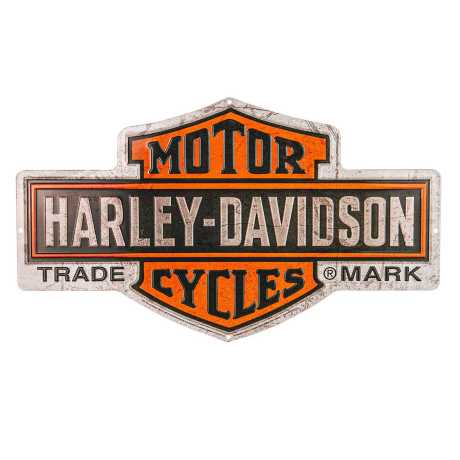 H-D Motorclothes Harley-Davidson Tin Sign Nostalgic Bar & Shield  - HDL-15526