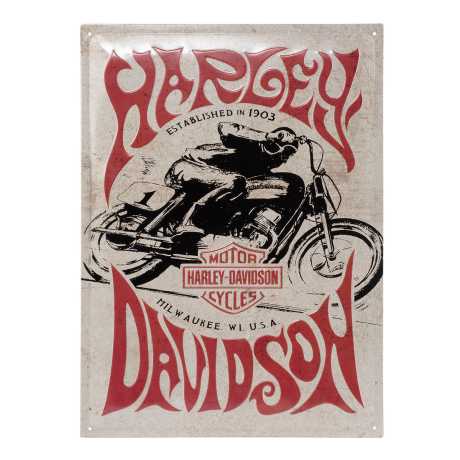 H-D Motorclothes Harley-Davidson 1970s Racer Tin Sign 30 x 40 cm  - HDL-15564