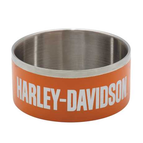 H-D Motorclothes Harley-Davidson Pet Bowl Stainless Steel Small Orange  - HDX-90200