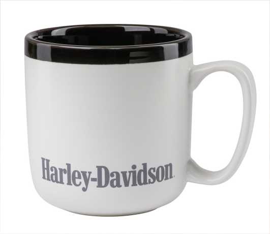 Harley-Davidson Tasse Two-Tone 480ml weiß/schwarz 