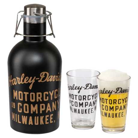 H-D Motorclothes Harley-Davidson Growler Gift Set Stainless Steel  - HDX-98732