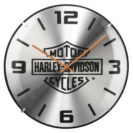 H-D Motorclothes Harley-Davidson Wall Clock Bar & Shield Dome  - HDX-99245