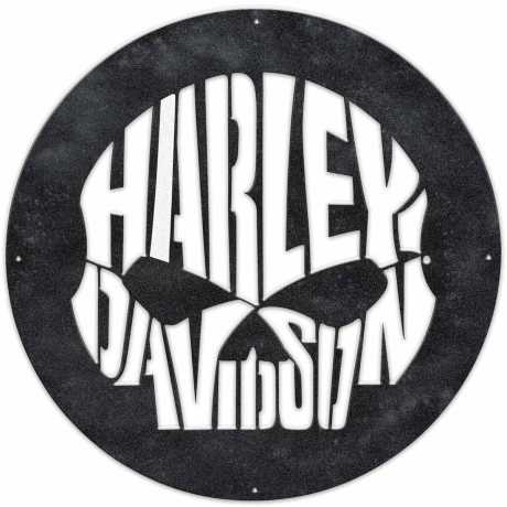 H-D Motorclothes Harley-Davidson Outdoor Metal Wall Art Skull  - HDX-99249