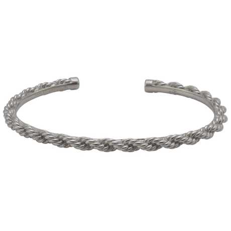 H-D Motorclothes Harley-Davidson women´s Bracelet Rope Cuff Stainless Steel 8" - HSB0263-8