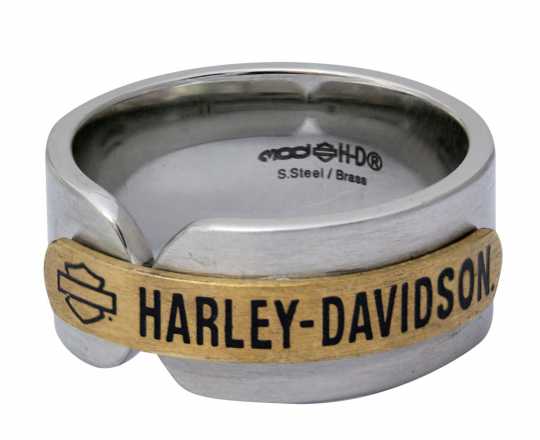 Harley-Davidson Ring Wrap Band Stahl & Messing 