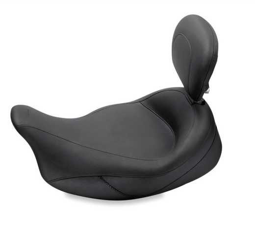 Mustang Solo Seat with Backrest 15", black 
