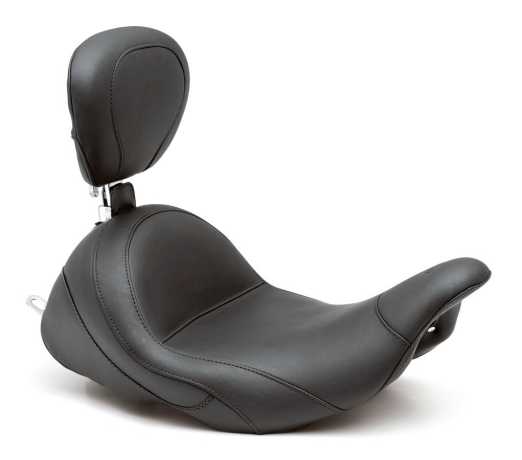 Mustang Lowdown Solo Seat with backrest 13" black 