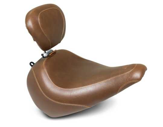 Mustang Mustang Wide Tripper Solo Seat with Backrest brown  - 08021230