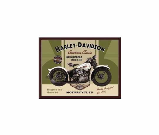 H-D Motorclothes Harley-Davidson Magnet Knucklehead  - NA14224