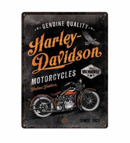 H-D Metal Sign Timeless Tradition 