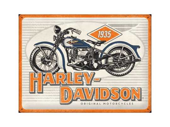 Harley-Davidson Blechschild Motorcycles 1935 