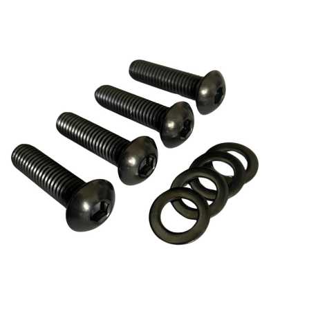 Old-Skull Brothers Rear Fender Struts Screws front black 