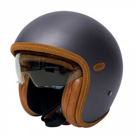Premier Helmets Premier Vintage Jethelm Platinum U17BM  - PR9VIN97