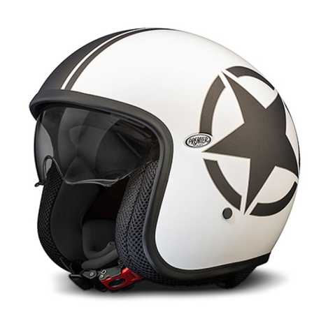 Premier Helmets Premier Vintage Jet Helmet Star 8 BM  - PR9VIN21