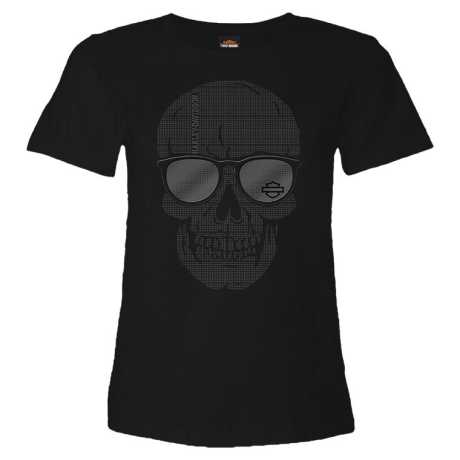 Harley-Davidson Damen T-Shirt Skull Shades schwarz S