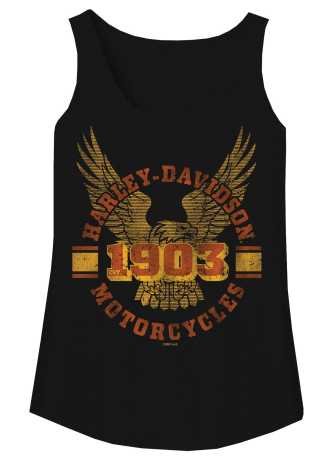 H-D Motorclothes Harley-Davidson women´s Tank Top Up University black  - R004262V