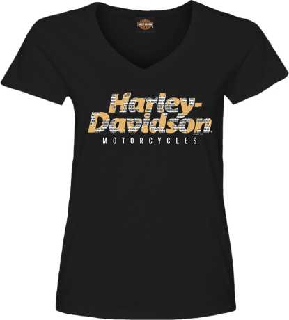H-D Motorclothes Harley-Davidson women´s T-Shirt News Print black  - R004331V