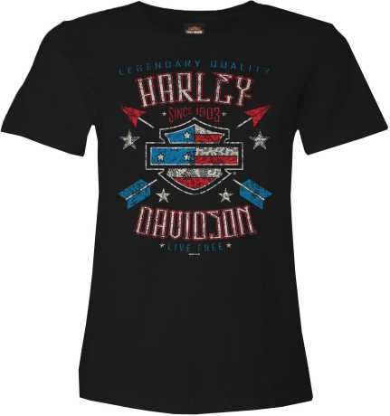 Harley-Davidson women´s T-Shirt RWB Lace black 