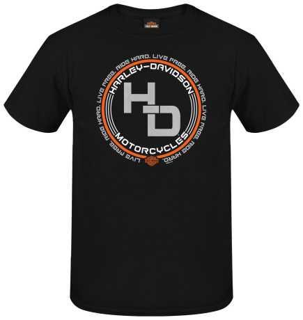 Harley-Davidson men´s T-Shirt H-D Round black 