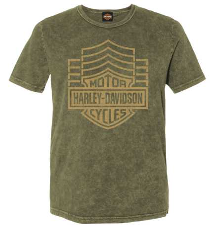 Harley-Davidson men´s T-Shirt Bar & Shield Repeat olive green 