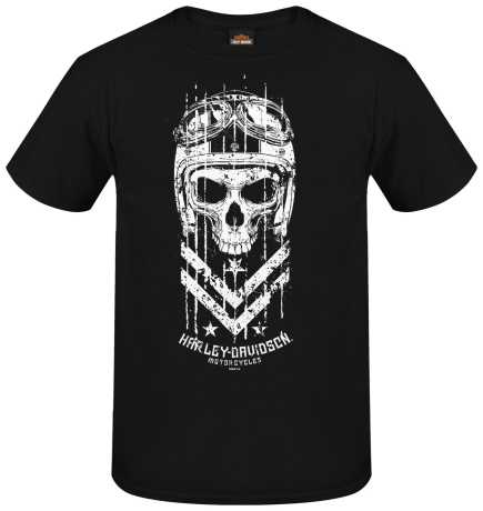 Harley-Davidson men´s T-Shirt Racing Skull black 