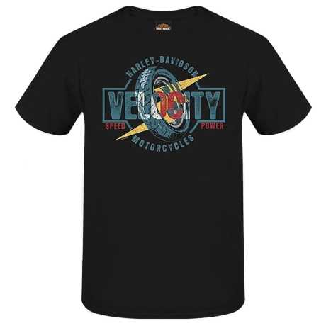 Harley-Davidson men´s T-Shirt Velocity Wheel black 