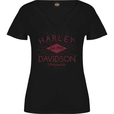 Harley-Davidson Damen T-Shirt Diamond Burst schwarz 