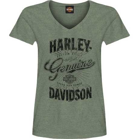 Harley-Davidson Damen T-Shirt Super Hero oliv grün XXL