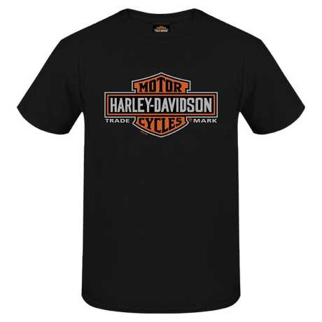 Harley-Davidson men´s T-Shirt Long Bar & Shield black XL